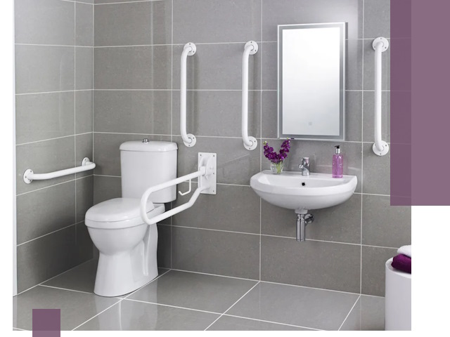 Поручни для санузлов в Новом Уренгое: установка, ремонт и монтаж